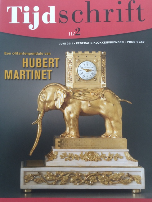 Een olifantpendule van Hubert Martinet